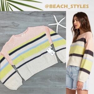 🔆BILLABONG🔆 SEEING STRIPES SWEATER